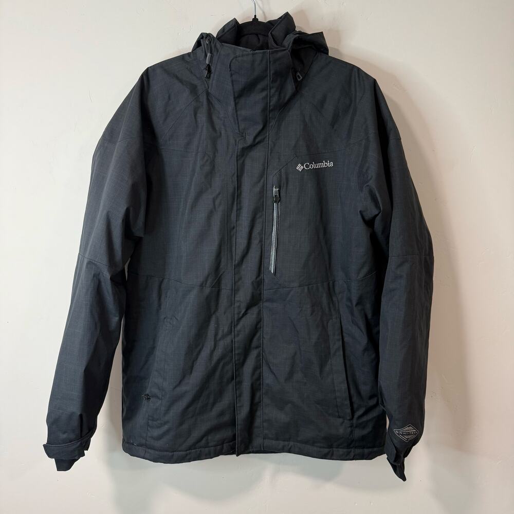 Columbia Men's‎ Alpine Action Ski Jacket Omni Heat Graphite Black Medium